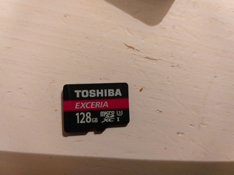 microSD Toshiba Exceria 128 Go