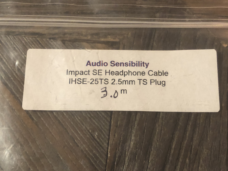 Cable Audiosensibility Impact SE Copper