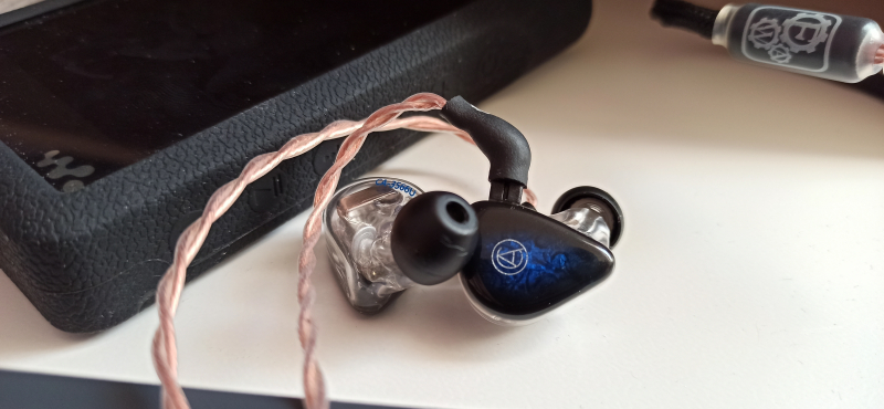 Sony NW-WM1A - Forza AudioWorks Copper IEM - Custom Art FIBAE 4