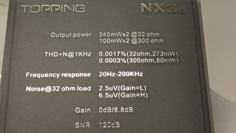 NX3s specs