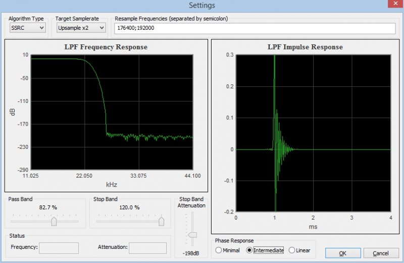 Foobar 2000 resampler-V