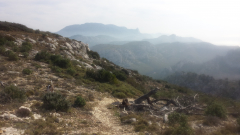 Vue sur le mont Puget et la grande Candelle