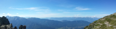 Panorama versant ouest depuis le col de Montjoie