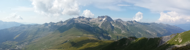 Panorama du massif de la Lauzière