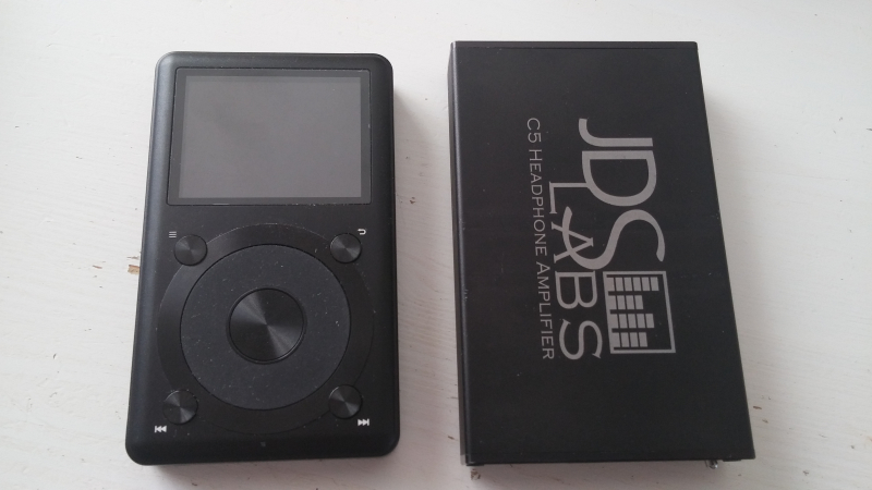 FiiO X1 & JDS Labs C5 front