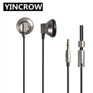 New-Original-YINCROW-RW-777-In-Ear-Earphone-Earbud-Flat-Head-Plug-Earplugs-Earbud-Metal-Earphone